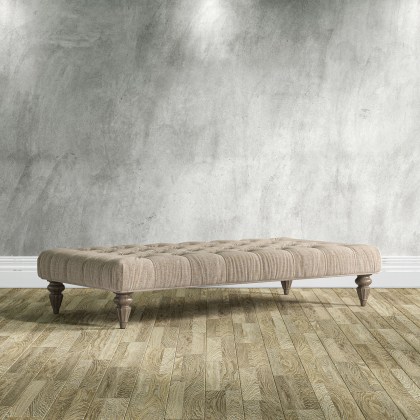 Tetrad Bowmore Harris Tweed Buttoned Stool Tetrad Bowmore Harris Tweed Buttoned Stool