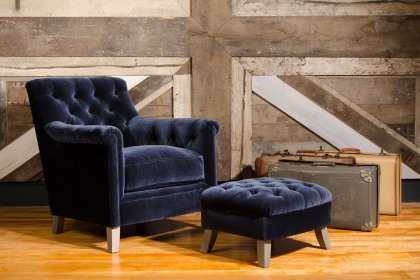 Tetrad Heritage Tate Buttoned Stool Tetrad Heritage Tate Buttoned Stool