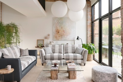 Parker Knoll Harlow Formal Back 2 Seater Sofa