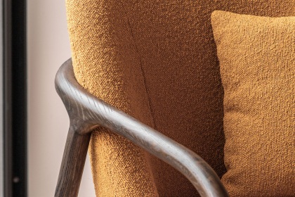 Gallery Direct Alegra Armchair in Ochre Gallery Direct Alegra Armchair in Ochre