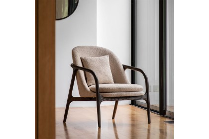 Gallery Direct Alegra Armchair in Taupe