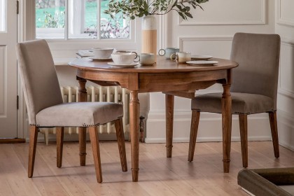 Gallery Direct Highgrove 120-160cm Round Extending Dining Table