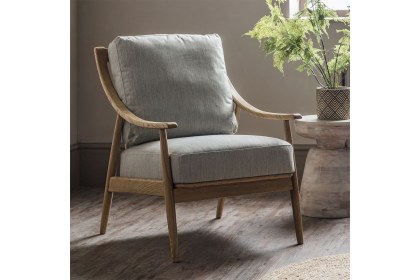 Gallery Direct Reliant Armchair in Natural Linen