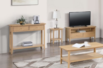 Cotswold Oak Coffee Table with Shelf Cotswold Oak Coffee Table with Shelf