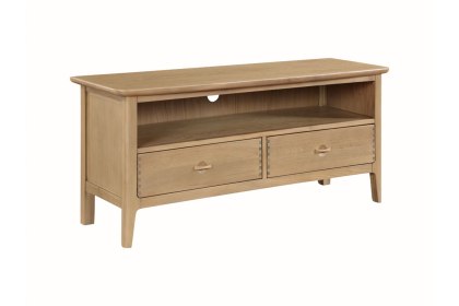 Cotswold Oak TV Unit with 2 Drawers