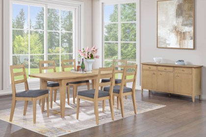Cotswold Oak 1.6m Dining Table Set