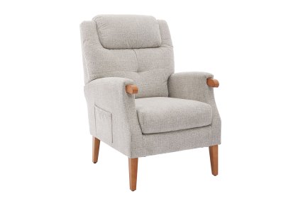 GFA Isla Fireside Chair in Linen Fabric