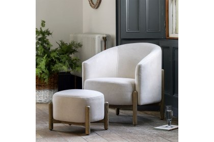 Gallery Direct Tindon Armchair in Natural Fabric