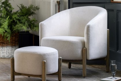 Gallery Direct Tindon Armchair in Natural Fabric