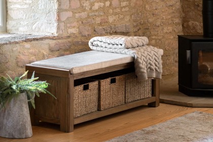 Gallery Direct Hardwick Smoked Oak Hall Bench Gallery Direct Hardwick Smoked Oak Hall Bench