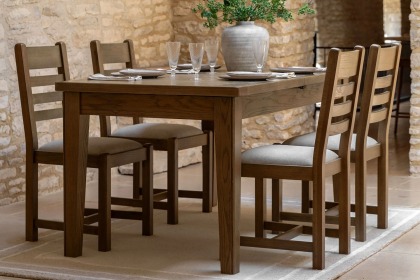 Gallery Direct Hardwick Smoked Oak Dining Chairs (Pair)