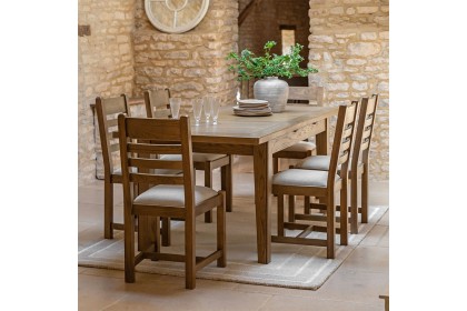 Gallery Direct Hardwick Smoked Oak Dining Chairs (Pair)