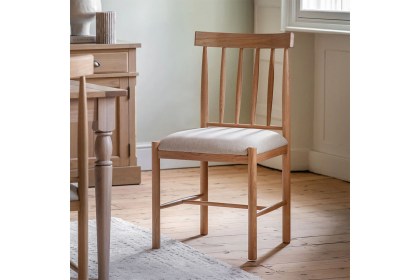 Gallery Direct Eton Natural Upholstered Dining Chair