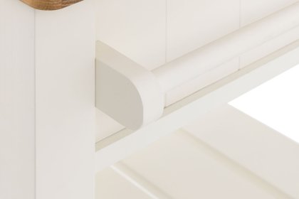 Gallery Direct Eton Painted White Butchers Block Gallery Direct Eton Painted White Butchers Block