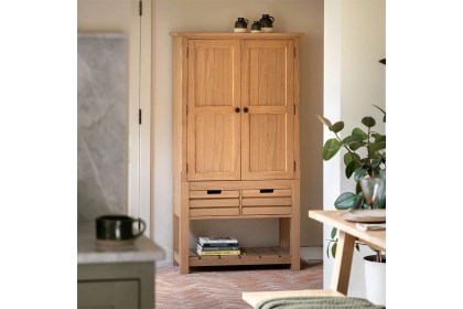 Gallery Direct Eton Natural Larder Cupboard