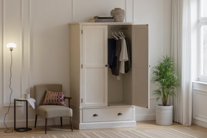 Gallery Direct Eton Painted White Wardrobe