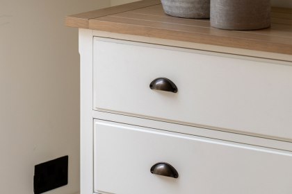 Gallery Direct Eton Painted White 3 Drawer Chest of Drawers