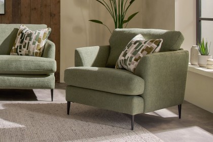 Jonas Fabric Snuggle Cuddler Chair