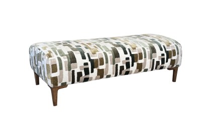 Jonas Fabric Legged Footstool Jonas Fabric Legged Footstool