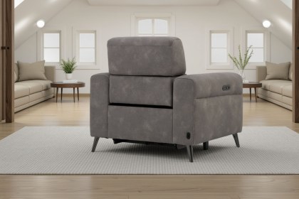 Lumea Recliner Chair with Power Headrest & Bluetooth Speakers