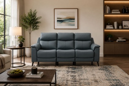 Dixon 3 Seater Recliner Sofa with Power Headrest
