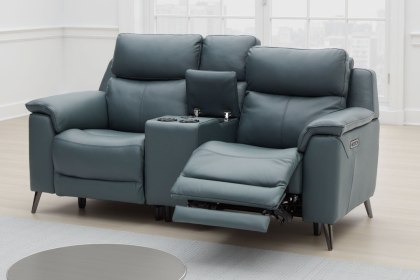 Dixon 2 Seater Recliner Sofa with Power Headrest & Tech Console