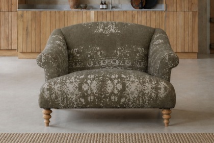 Tetrad Heritage Jacaranda Bagru Snuggler Chair