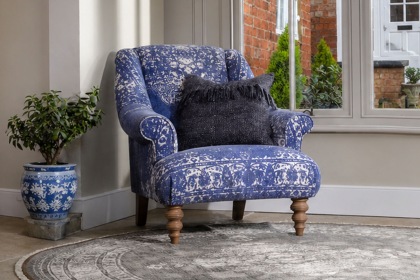 Tetrad Heritage Jacaranda Bagru Standard Chair