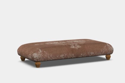 Tetrad Heritage Jacaranda Bagru Large Rectangular Stool