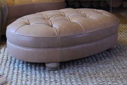 Tetrad Heritage Strand Oval Buttoned Stool