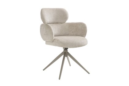 Vida Living Apollo Beige Fabric Dining Chair