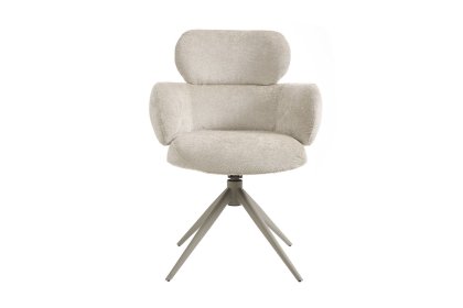 Vida Living Apollo Beige Fabric Dining Chair