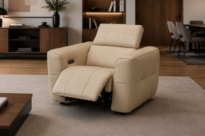 Monaco Arm Chair with Power Recliner and Headrest Monaco Arm Chair with Power Recliner and Headrest