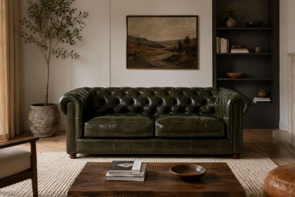 Buckland Chesterfield 2.5 Seater Sofa with Buttoned Back