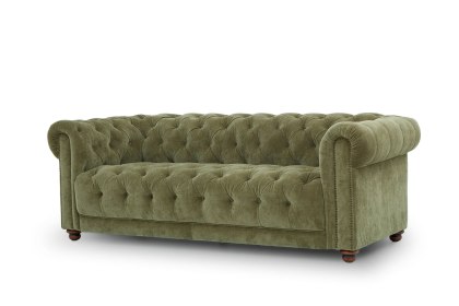Buckland Chesterfield 2.5 Seater Sofa with Buttoned Back and Seat Cushions