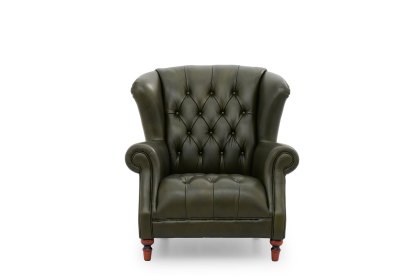 Buckland Chesterfield Buttoned Wing Chair