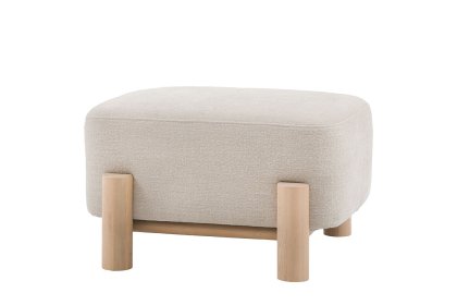 Gallery Direct Husby Footstool in Willow Dusty