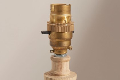 Gallery Direct Bibury Natural Ash Table Lamp Base