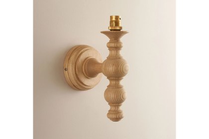 Gallery Direct Bibury Natural Ash 1x Wall Light