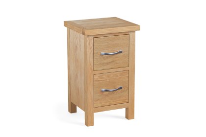 New Trinity Natural Oak Narrow Bedside