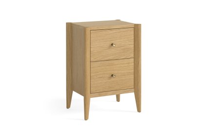 Paris Natural 2 Drawer Bedside
