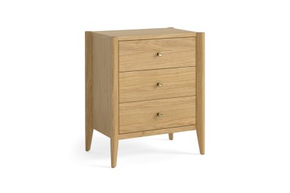 Paris Natural 3 Drawer Bedside Paris Natural 3 Drawer Bedside