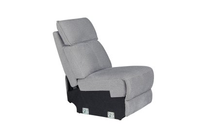 Blaine Armless Sectional Unit in Greige Fabric