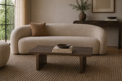 California Dark Oak Rectangular Coffee Table