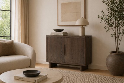 California Dark Oak Small Sideboard
