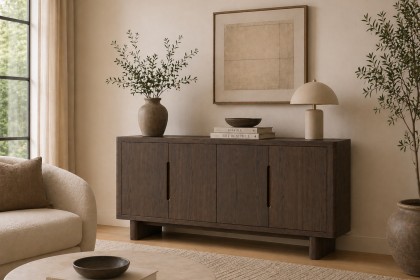 California Dark Oak Large Sideboard