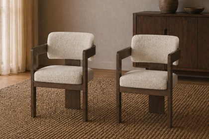 California Dark Oak Dining Chair (Pair)