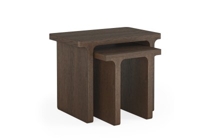 California Dark Oak Rectangular Nest of Tables
