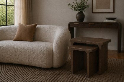 California Dark Oak Rectangular Nest of Tables