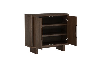 California Dark Oak Shoe Storage